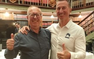 Duncan Armstrong OAM with Balance Mat inventor Ian Bergman (2)